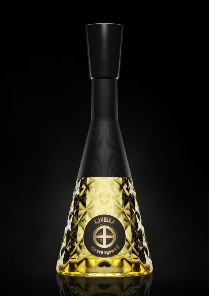 rakija bottle render