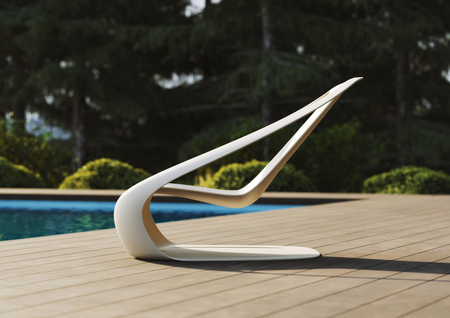 armchair design rendering