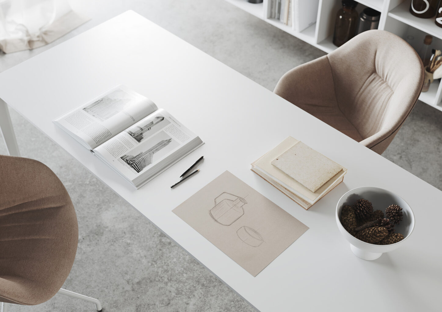 office furniture render