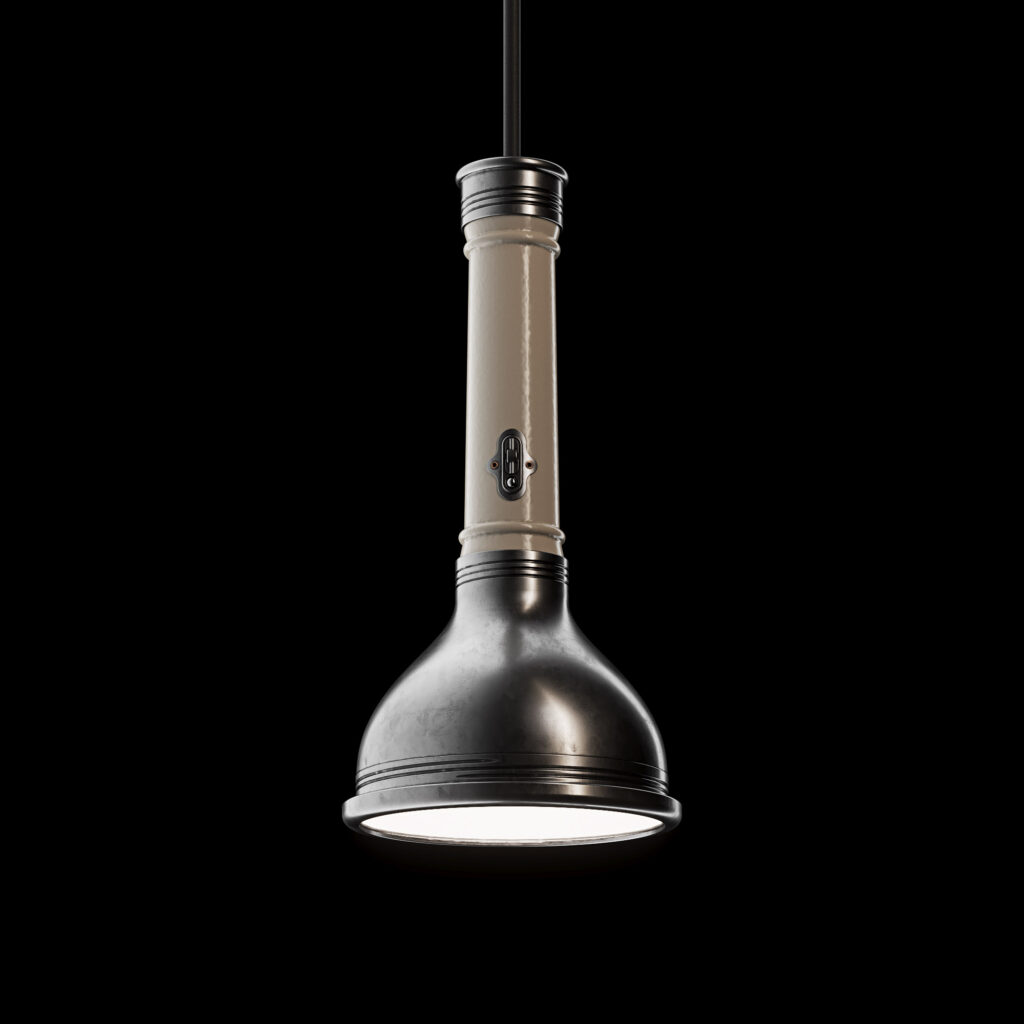 pendant light studio render