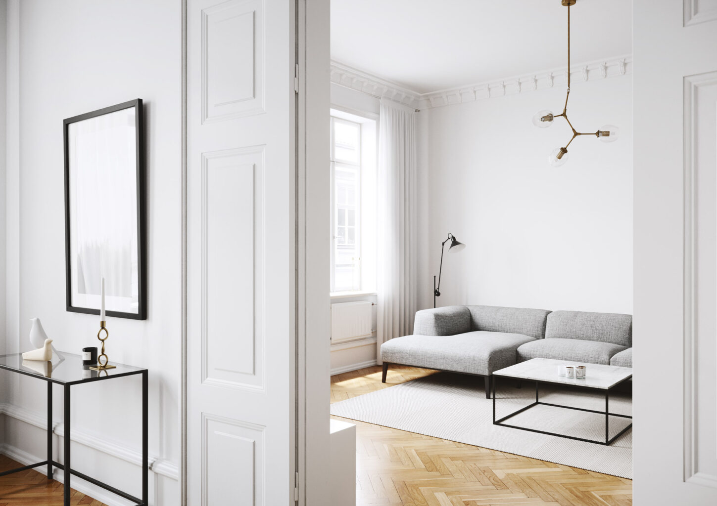 apartment interior visualization design