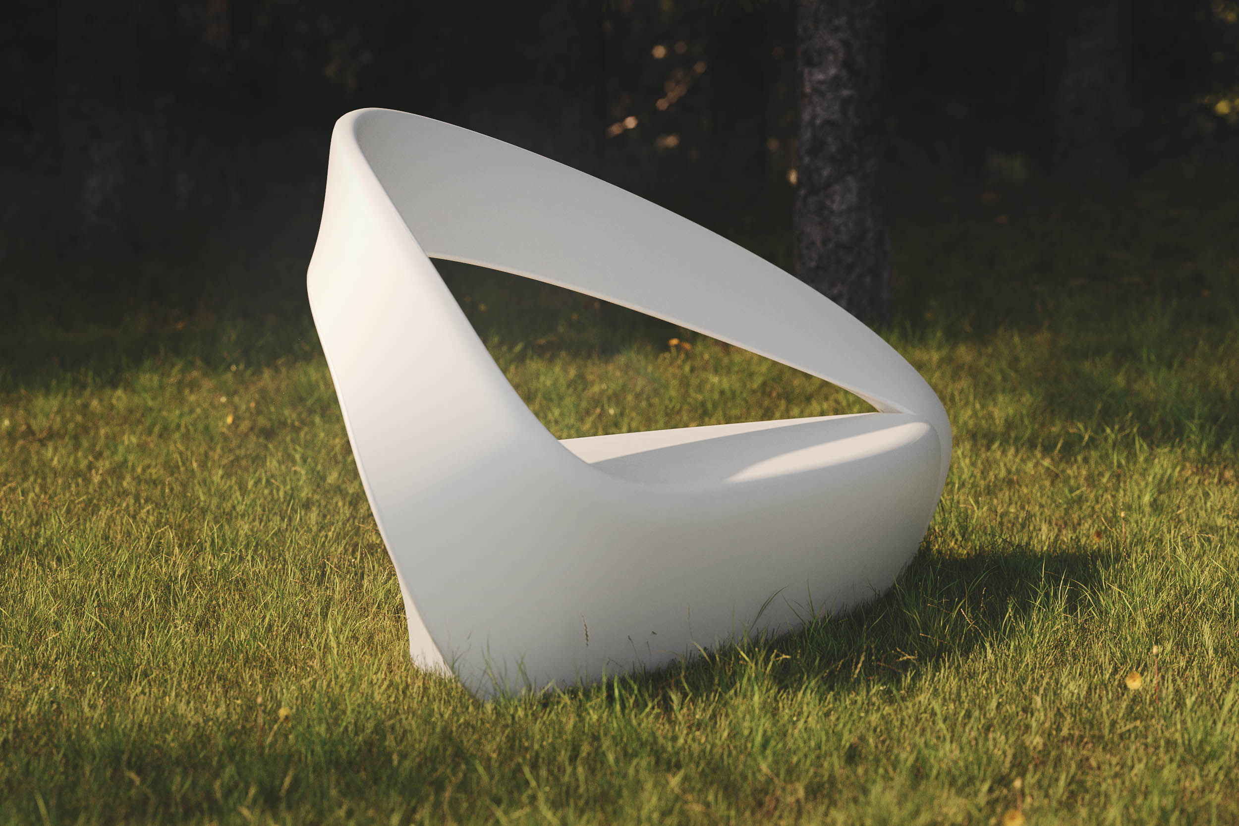 bench design rendering