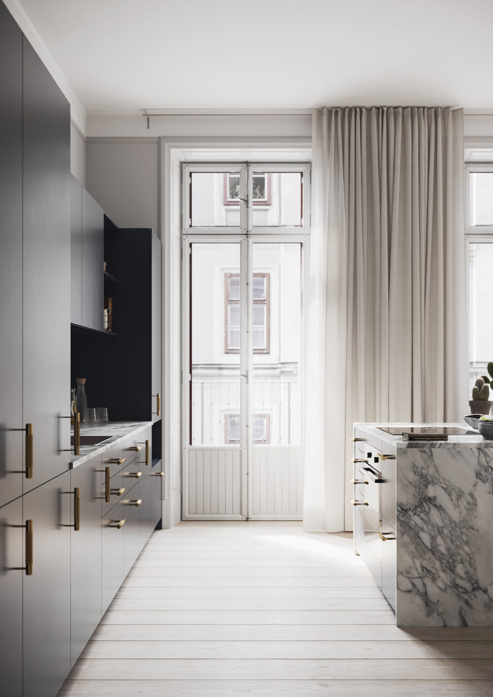 stockholm apartment render