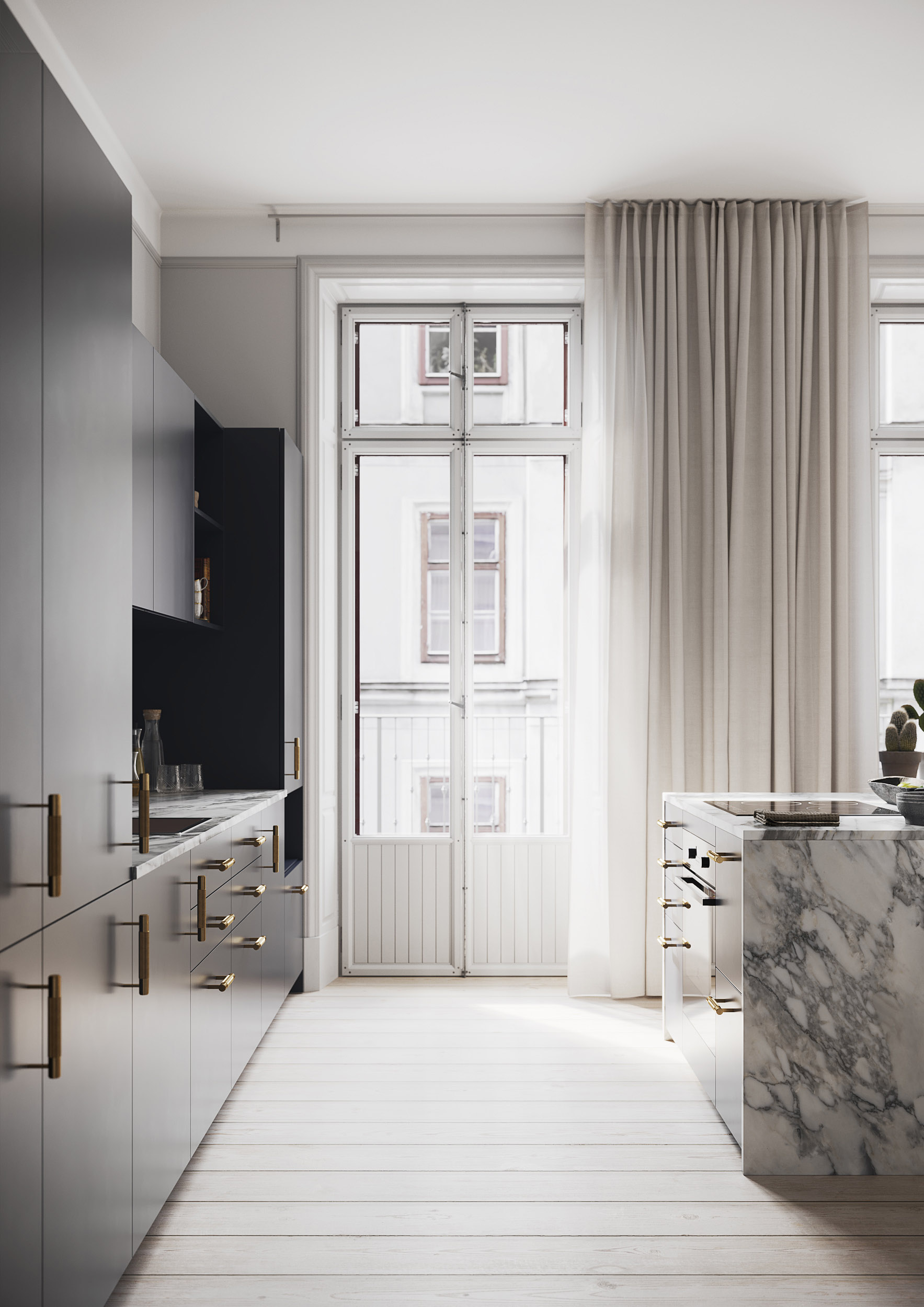 stockholm apartment render